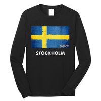 Stockholm Sweden Flag Stockholm Long Sleeve Shirt