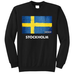 Stockholm Sweden Flag Stockholm Sweatshirt