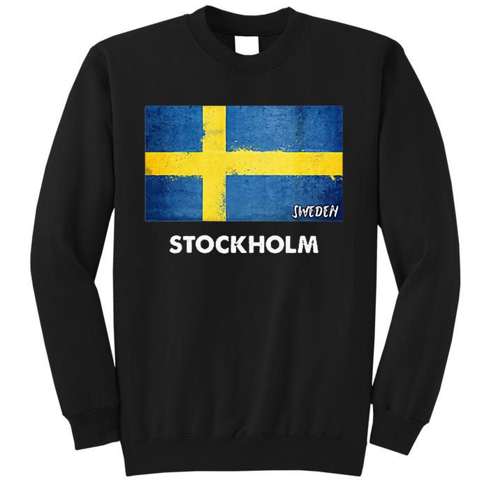 Stockholm Sweden Flag Stockholm Sweatshirt