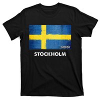 Stockholm Sweden Flag Stockholm T-Shirt