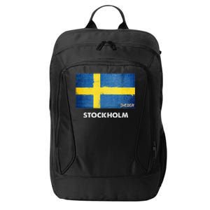 Stockholm Sweden Flag Stockholm City Backpack