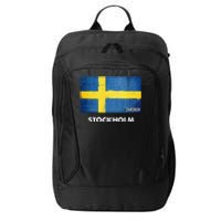 Stockholm Sweden Flag Stockholm City Backpack