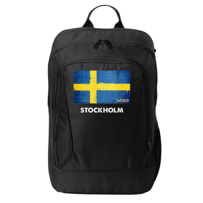 Stockholm Sweden Flag Stockholm City Backpack