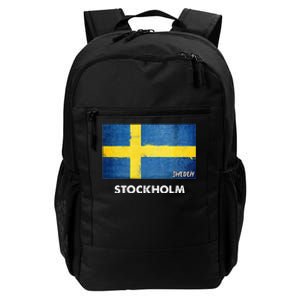 Stockholm Sweden Flag Stockholm Daily Commute Backpack