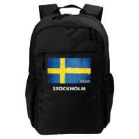 Stockholm Sweden Flag Stockholm Daily Commute Backpack