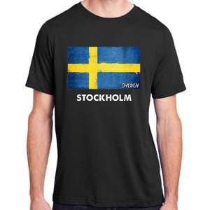 Stockholm Sweden Flag Stockholm Adult ChromaSoft Performance T-Shirt