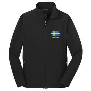 Stockholm Sweden Flag Stockholm Core Soft Shell Jacket