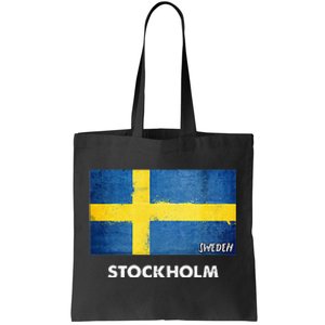 Stockholm Sweden Flag Stockholm Tote Bag