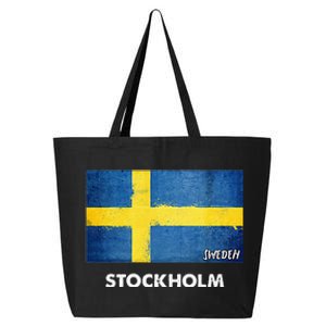 Stockholm Sweden Flag Stockholm 25L Jumbo Tote