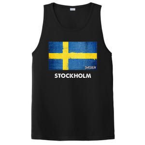 Stockholm Sweden Flag Stockholm PosiCharge Competitor Tank