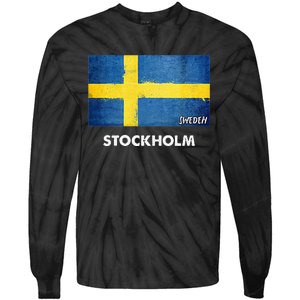 Stockholm Sweden Flag Stockholm Tie-Dye Long Sleeve Shirt