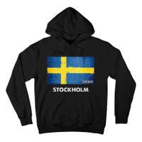 Stockholm Sweden Flag Stockholm Tall Hoodie