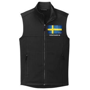 Stockholm Sweden Flag Stockholm Collective Smooth Fleece Vest