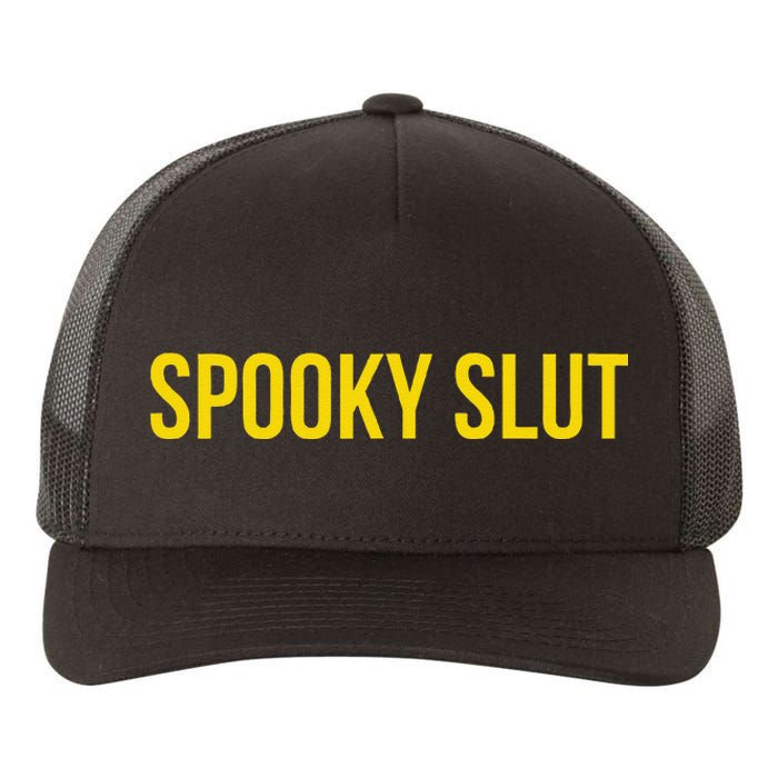 Spooky Slut Funny Halloween Yupoong Adult 5-Panel Trucker Hat