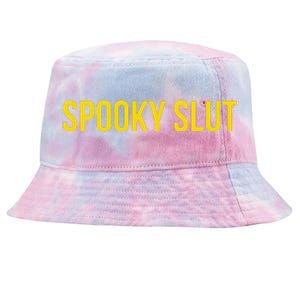 Spooky Slut Funny Halloween Tie-Dyed Bucket Hat