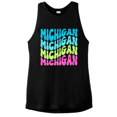 Show Support For Your State Ladies PosiCharge Tri-Blend Wicking Tank