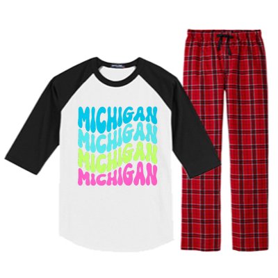 Show Support For Your State Raglan Sleeve Pajama Set