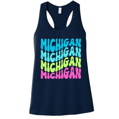 Show Support For Your State Women's Racerback Tank