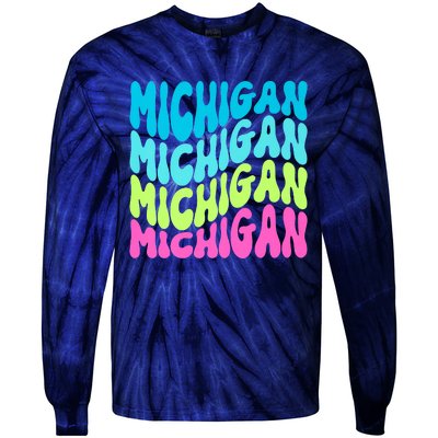 Show Support For Your State Tie-Dye Long Sleeve Shirt