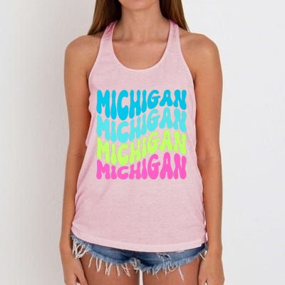 Show Support For Your State Women's Knotted Racerback Tank