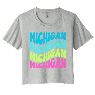 Show Support For Your State Women's Crop Top Tee