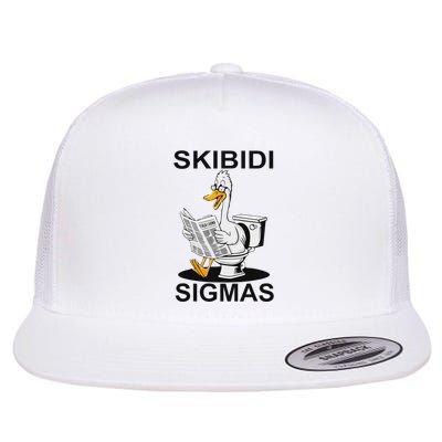 S.K.I.B.I.D.I Sigmas Funny Toilet Silly Goose S.K.I.B.I.D.I Meme Flat Bill Trucker Hat