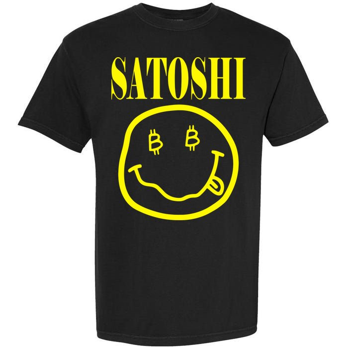 Satoshi Smile Face Garment-Dyed Heavyweight T-Shirt