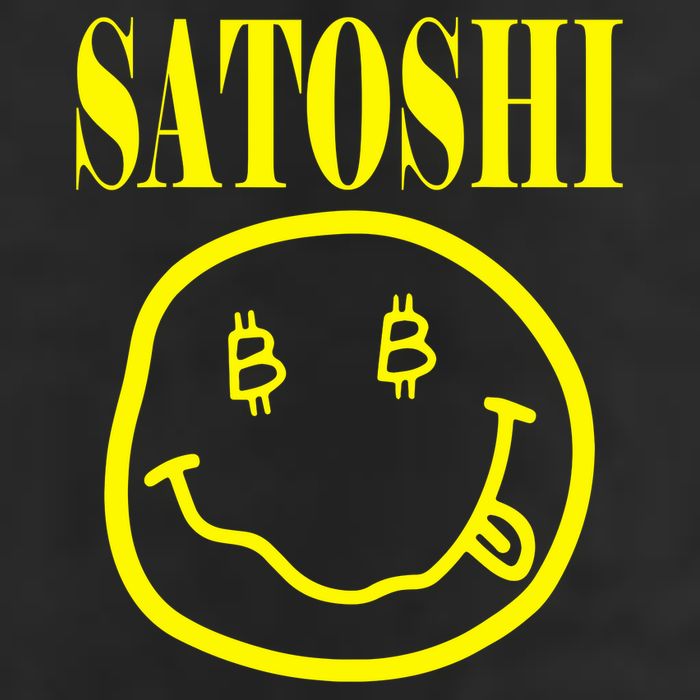 Satoshi Smile Face Garment-Dyed Heavyweight T-Shirt
