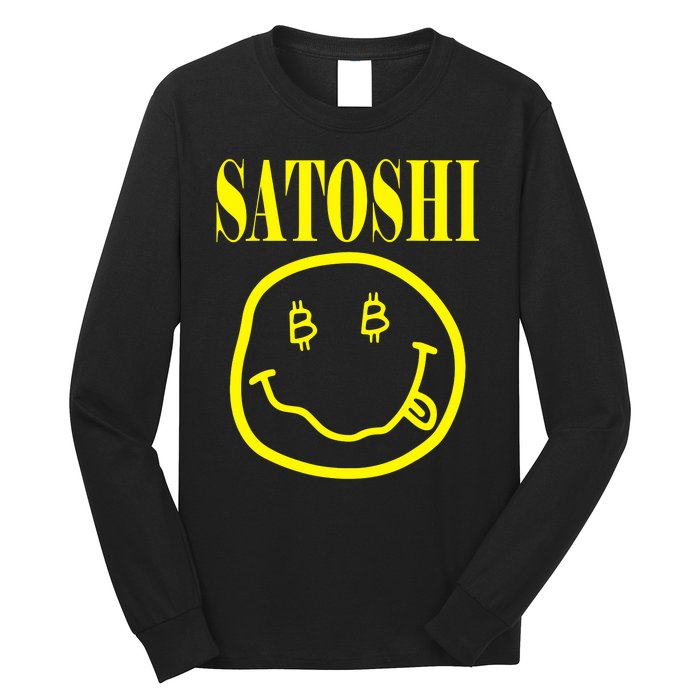 Satoshi Smile Face Long Sleeve Shirt