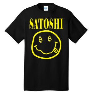 Satoshi Smile Face Tall T-Shirt