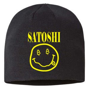 Satoshi Smile Face Sustainable Beanie