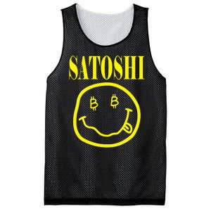 Satoshi Smile Face Mesh Reversible Basketball Jersey Tank