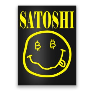 Satoshi Smile Face Poster