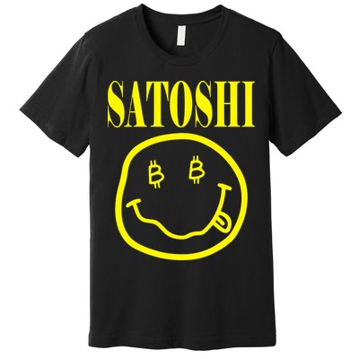 Satoshi Smile Face Premium T-Shirt