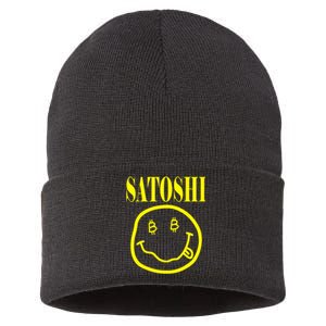 Satoshi Smile Face Sustainable Knit Beanie