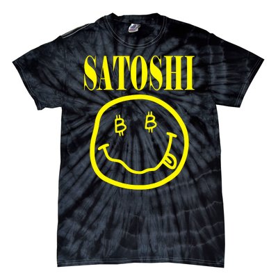 Satoshi Smile Face Tie-Dye T-Shirt