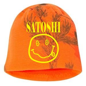 Satoshi Smile Face Kati - Camo Knit Beanie