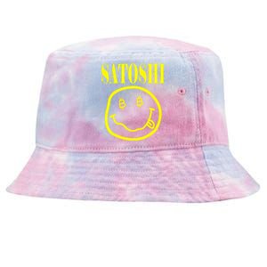 Satoshi Smile Face Tie-Dyed Bucket Hat