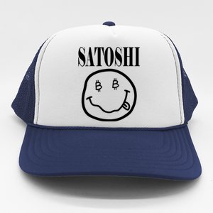 Satoshi Smile Face Trucker Hat