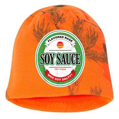 Soy Sauce Funny Costume Vegan Soy Sauce Funny Sushi Matching Group Halloween Cos Kati - Camo Knit Beanie