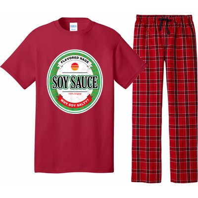 Soy Sauce Funny Costume Vegan Soy Sauce Funny Sushi Matching Group Halloween Cos Pajama Set