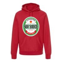 Soy Sauce Funny Costume Vegan Soy Sauce Funny Sushi Matching Group Halloween Cos Premium Hoodie