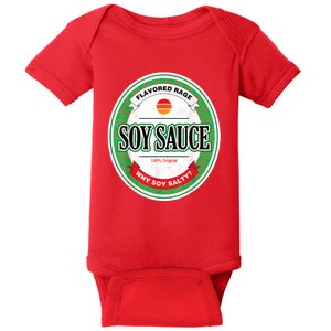 Soy Sauce Funny Costume Vegan Soy Sauce Funny Sushi Matching Group Halloween Cos Baby Bodysuit