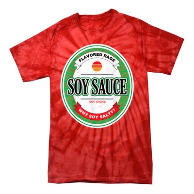 Soy Sauce Funny Costume Vegan Soy Sauce Funny Sushi Matching Group Halloween Cos Tie-Dye T-Shirt