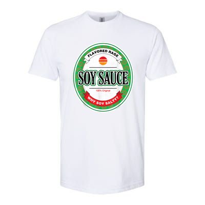 Soy Sauce Funny Costume Vegan Soy Sauce Funny Sushi Matching Group Halloween Cos Softstyle CVC T-Shirt