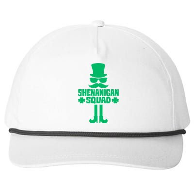 Shenanigans Squad Gift St Patrick's Day Gift Snapback Five-Panel Rope Hat