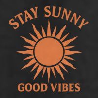 Stay Sunny Good Vibes Cool Comfort Performance Bucket Hat