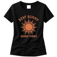 Stay Sunny Good Vibes Womens T-Shirt