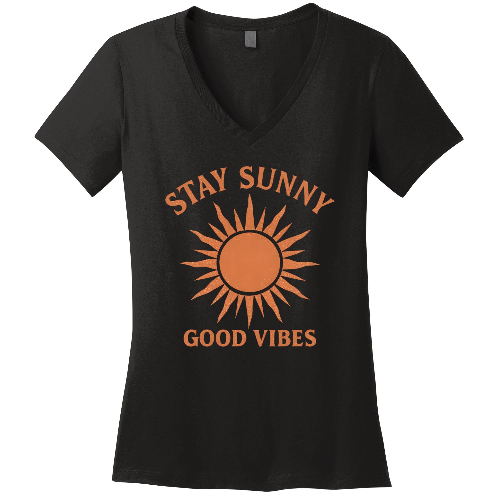 Stay Sunny Good Vibes Women's V-Neck T-Shirt