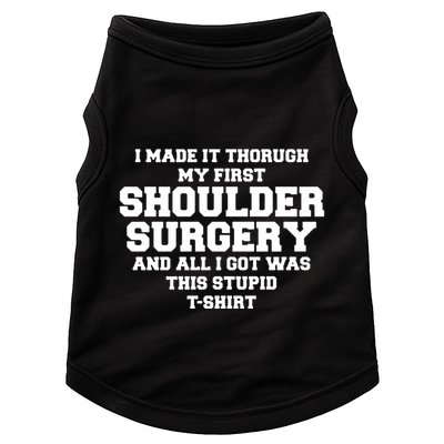 Shoulder Surgery Get Well Soon Recovery Doggie Tank